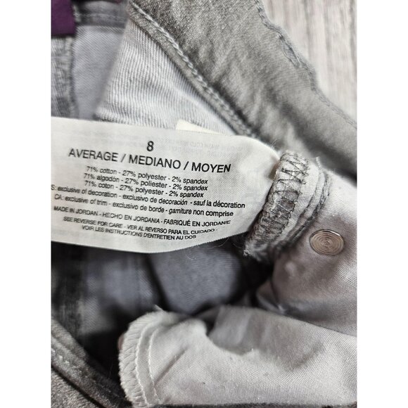 (3/$35) Gloria Vanderbilt Jeans Womens 8 Gray Amanda Average Denim Straight Leg - Picture 6 of 12